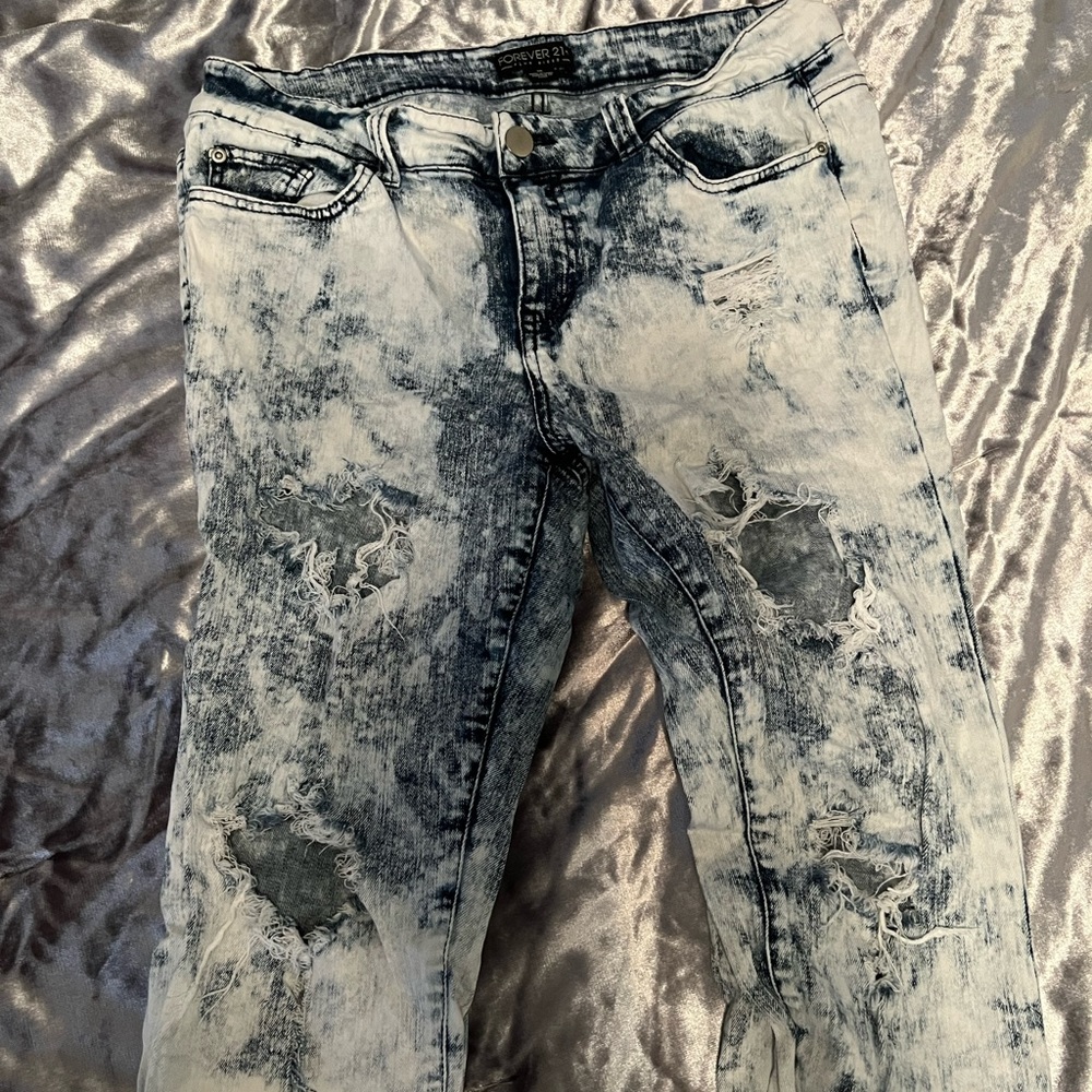 Forever 21 Acid wash jeans